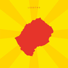 Lesotho Vector Map