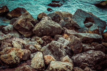 Stones by the sea
