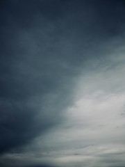 Dark sky and cloud scenery, Dark clouds