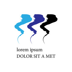 Abstract Logo And Icon. Creative Elements Isolated On White - Vector Illustration. Flat Icon For Business Template Logo, Design Element, Sign And Symbol Design. Abstract Logo Template