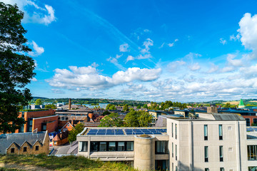 Cityscape of Oxford in United Kingdom