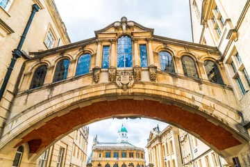 Acrylic prints Bridge of Sighs Hertford Bridge known as the Bridge of Sighs, is a skyway joining two parts of Hertford College, Oxford, UK