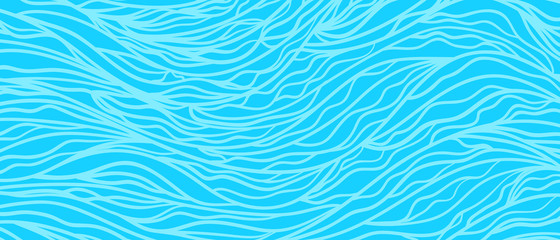 Monochrome wave pattern. Colorful wavy background. Hand drawn tangled lines. Stripe texture. Line art. Colored wallpaper