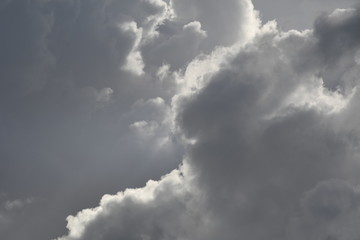 Obraz premium 暗雲立ち込める