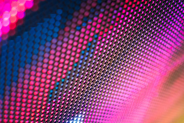 CloseUp LED blurred screen. LED soft focus background. abstract background ideal for design.