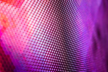 CloseUp LED blurred screen. LED soft focus background. abstract background ideal for design.