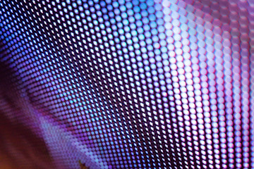 CloseUp LED blurred screen. LED soft focus background. abstract background ideal for design.