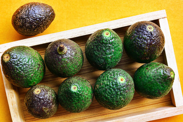 Fresh avocado on the market