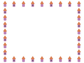 ハロウィンハウスフレーム