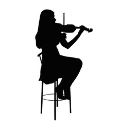 Violinist Silhouette © adidesigner23
