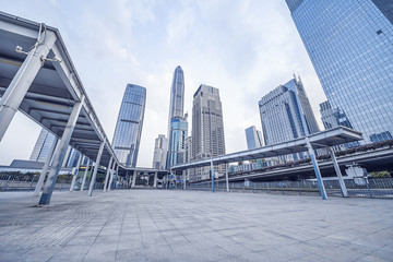 CBD office building complex near Shenzhen Futian High-speed Railway Station