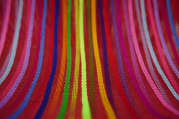 Seamless rainbow curved stripes color line art  background