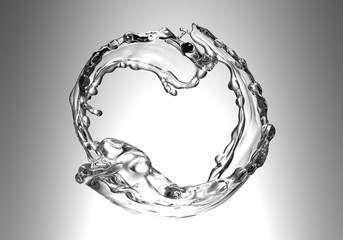 Water splash 3D