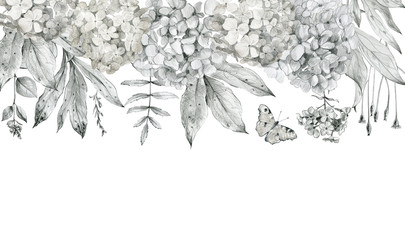 Arrangements with flowers.