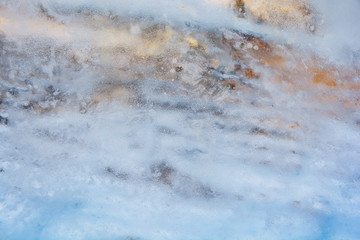 Obraz na płótnie Canvas Abstract frozen water.Ice texture winter background