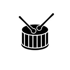 Drum icon on a white background.