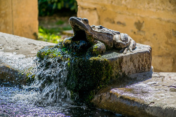 Goudargues, Gard, Occitanie, France.