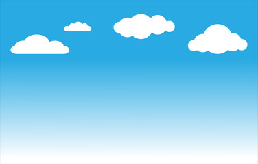 blue sky and clouds. blue sky with white clouds background. sky with clouds on a sunny day.