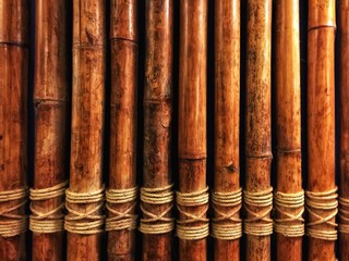 Bamboo Wall Background