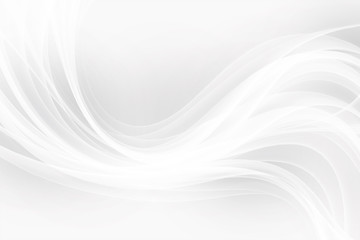 Web graphic element concept. Awesome smooth white light waves background.