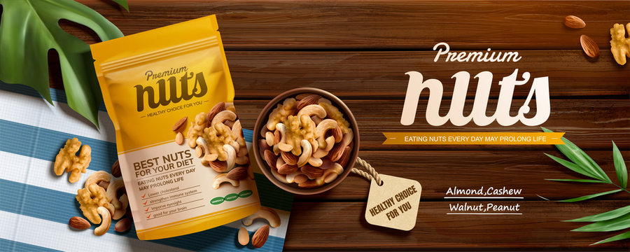 Premium Nuts Banner Ads