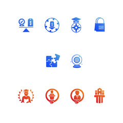Education website icons