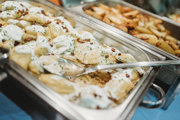 traditional rural slovak food pirohy