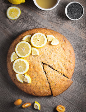 g&acirc;teau fait maison citron pavot