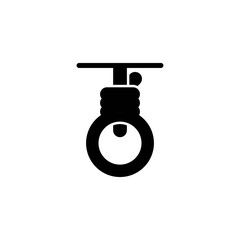 Obraz premium gallows solid icon