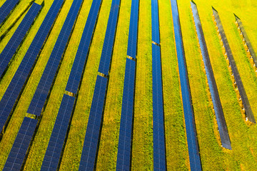 Solar panels as a symbol of renewable energy