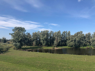 Lake around Ooij in Gelderland