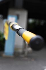 Fototapeta premium 駐車場の停止バー