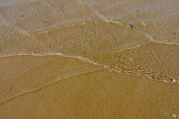 waves on beach