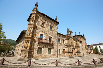 Onati university facade. Reinassence plateresque period. Euskadi, Spain