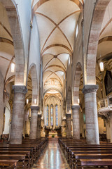 Obraz premium Ancient fortified village of Gemona del Friuli. Italy