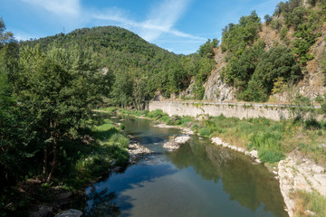 The ter route through the interior of Girona