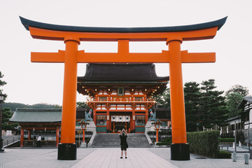 Fototapeta premium Kyoto Travel : Landscape of Fushimi Inari Taisha