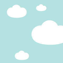 Sky background vector illustration