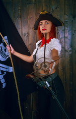 Girl Pirate Captain