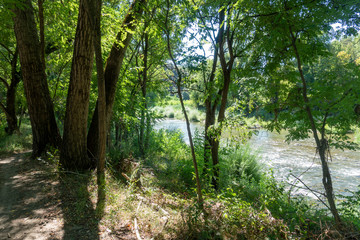 The ter route through the interior of Girona