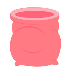 Christmas santa bag. New year 2021. Element for logo, game, print, poster or other design project. Vector illustration.