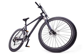 Fototapeta premium mountain bike against a white background