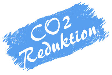 Banner Blau CO2 Reduktion