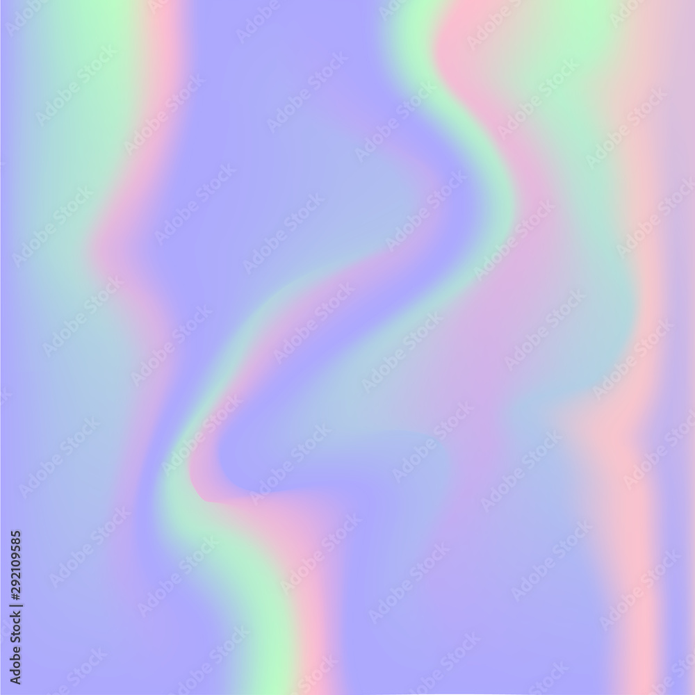 Poster abstract holographic vector background