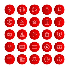 25 decent icon sheet of universal