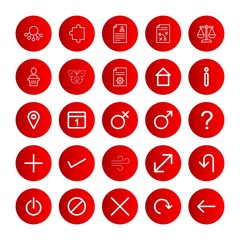 25  icon set of Universal  for your website and project