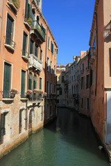 Fototapeta na wymiar The canals of Venice, Italy