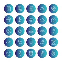  25 Universal icon sheet for your project