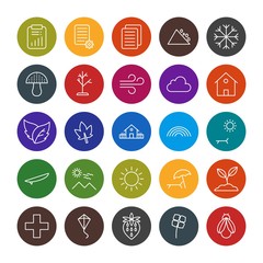  25 Universal icon sheet for your project