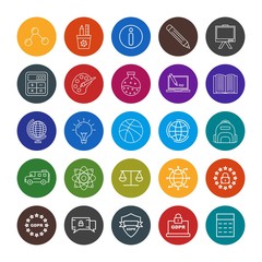  25 Universal icon sheet for your project